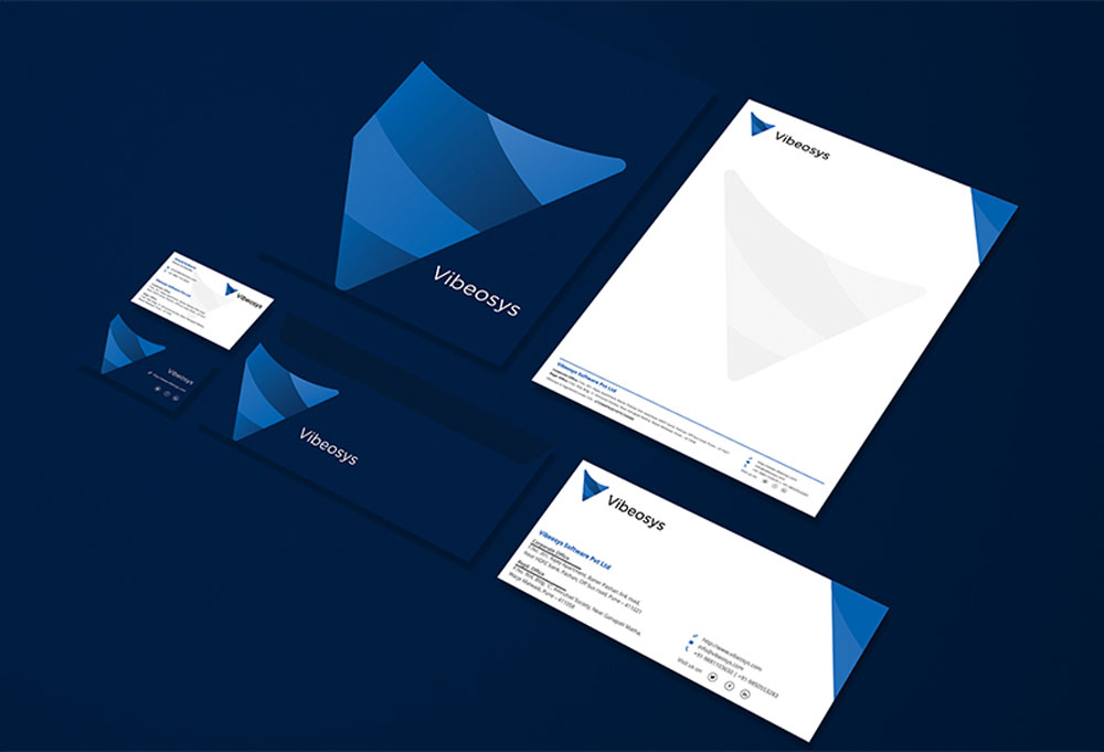 Vibeosys Logo with Product Design