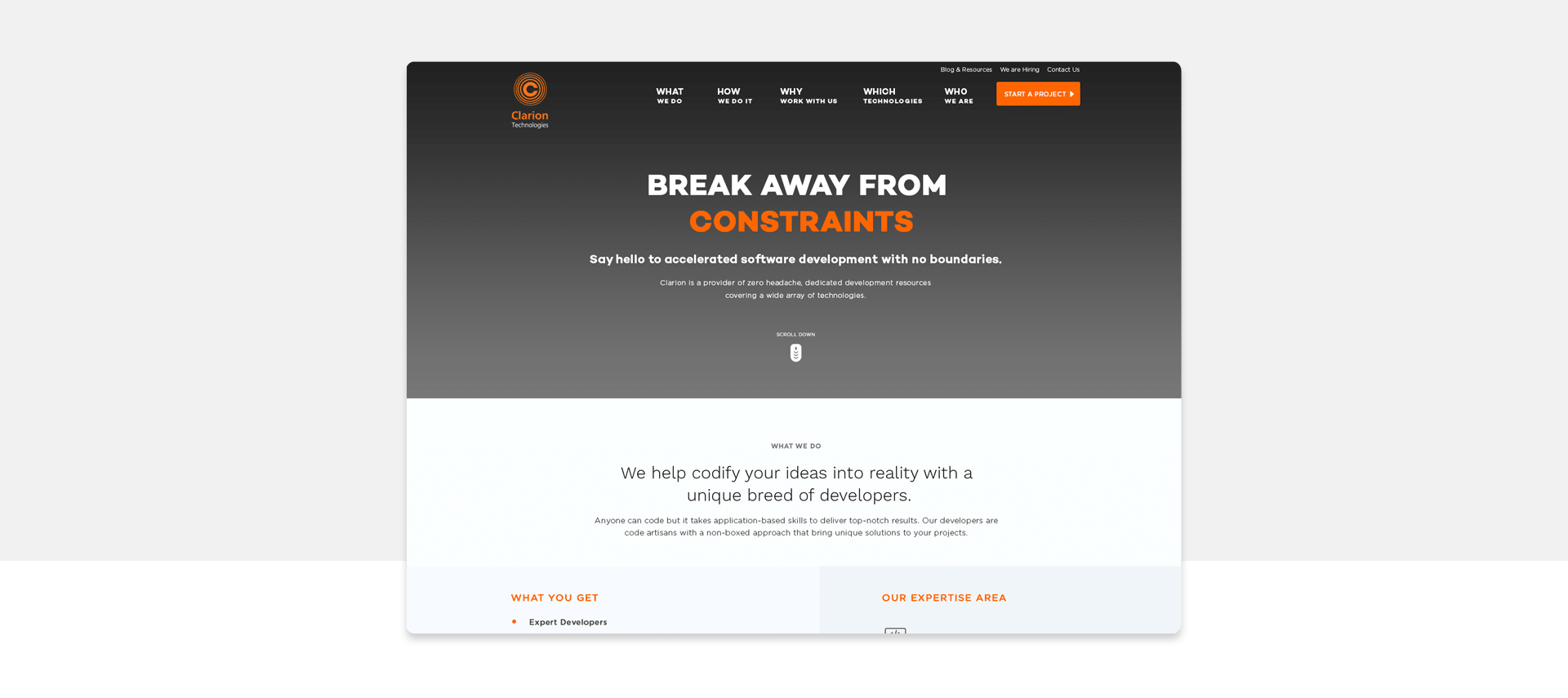 clarion Banner Design