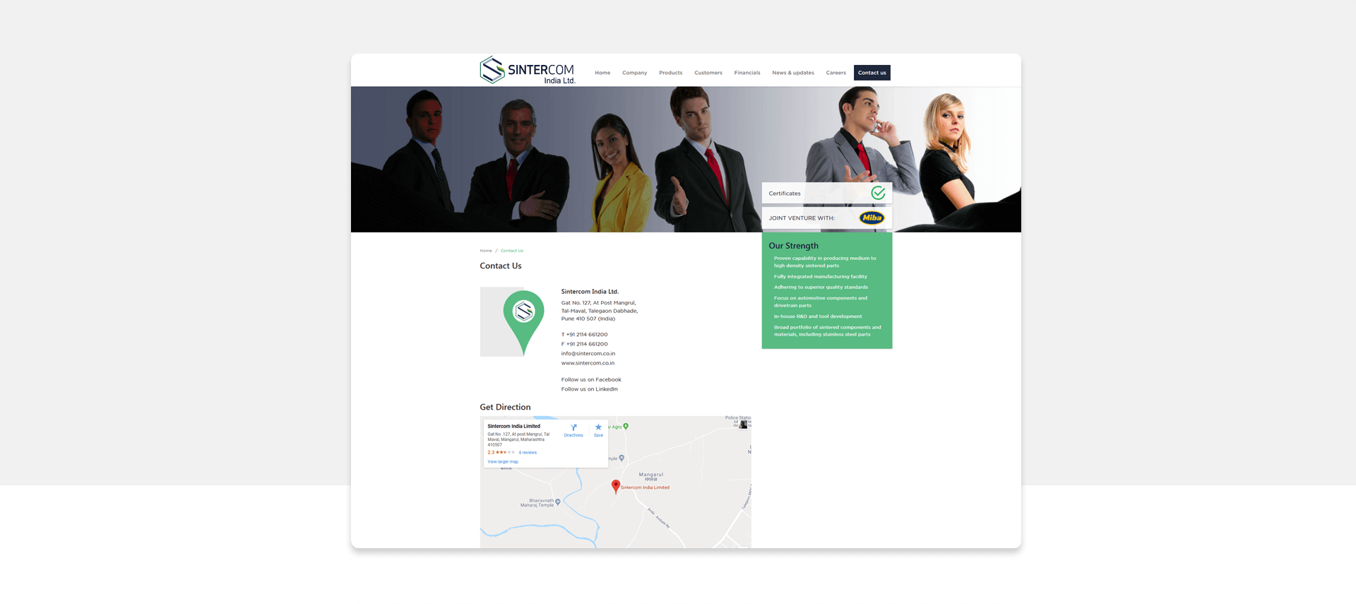 Sintercom Banner Design