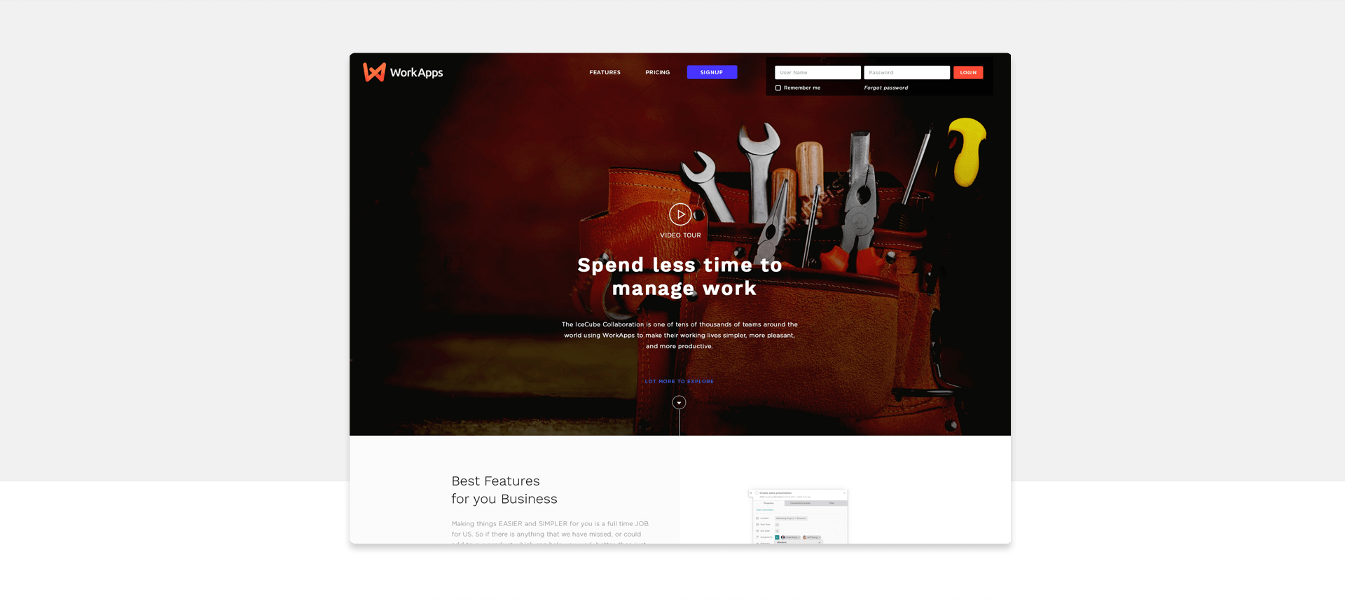 Workapps Banner Design